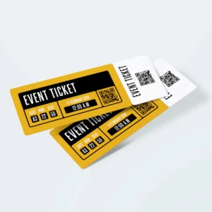 Custom Full-Color Perforated Tickets, Event/Raffle, 1 Side, Pack Of 50