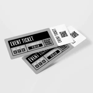 Custom 1-Color Perforated Tickets, Event/Raffle, 1 Side, Pack Of 500