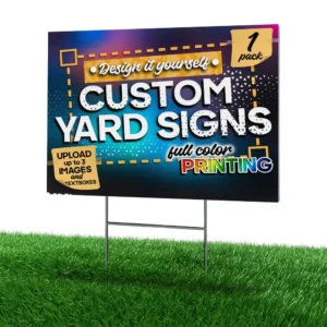 Custom Yard Signs & Lawn Signs
